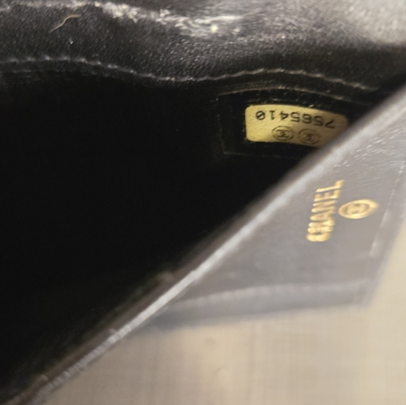 CHANEL Rare Vintage Long Coco Wallet. Canvas. Brown.VGUC - Picture 11 of 13